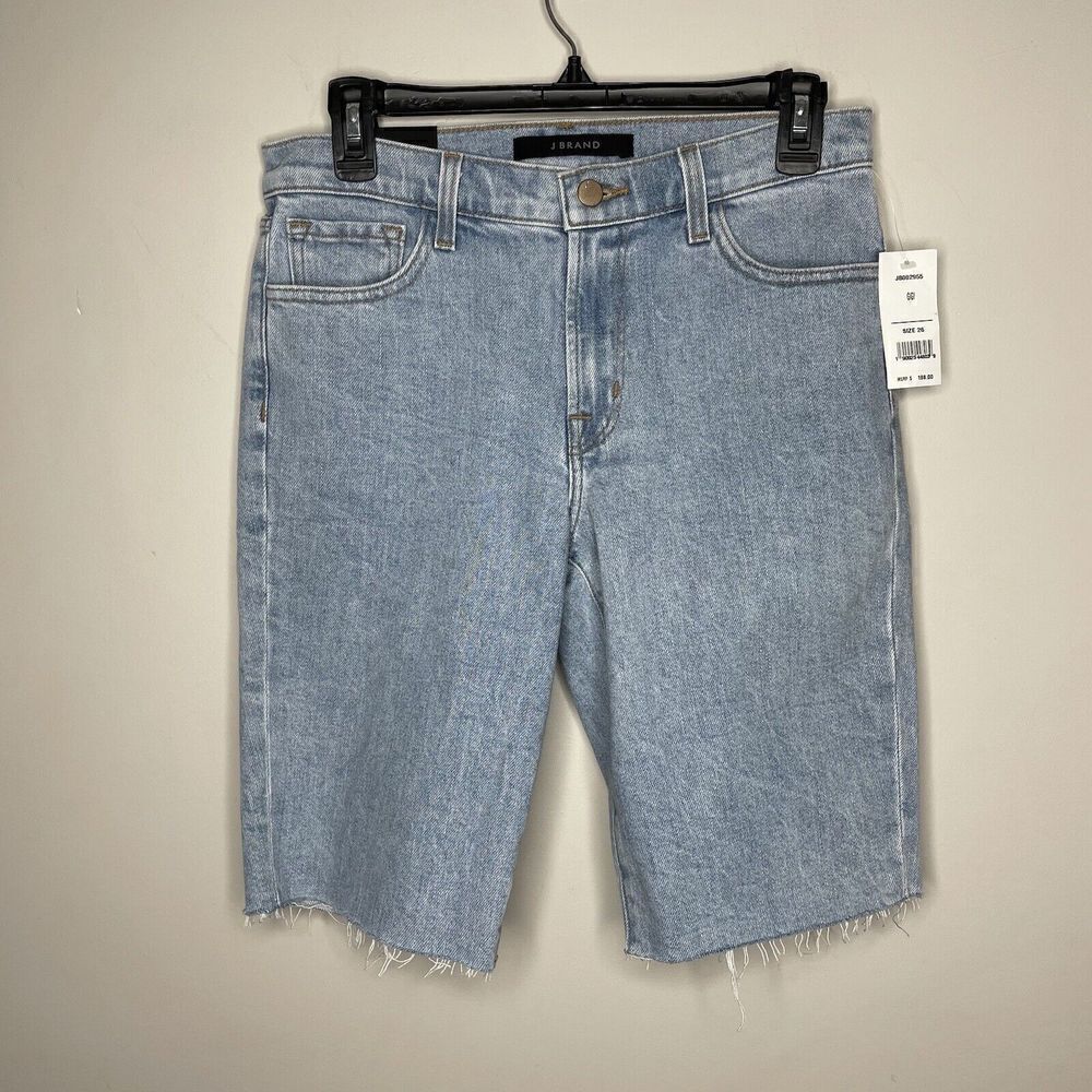 J BRAND Denim Shorts Womens 26 Bermuda Cut-Off NEW Gigi Mid-Rise Jeans
